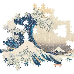 Clementoni - Rompecabezas de la gran ola de Hok - 1000 piezas, arte famoso ㅤ