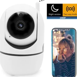 Cámara inteligente seguimiento y vigilancia 360 Wifi
