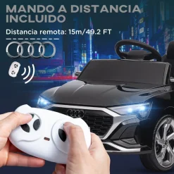 Coche Eléctrico Audi Q8 Etron Sportback 12V Negro