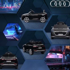 Coche Eléctrico Audi Q8 Etron Sportback 12V Negro