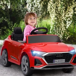 Coche Eléctrico Infantil Audi Q8 Etron Sportback 12V Rojo
