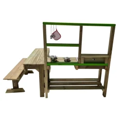 Cocina de madera de exterior Spicy Delicious