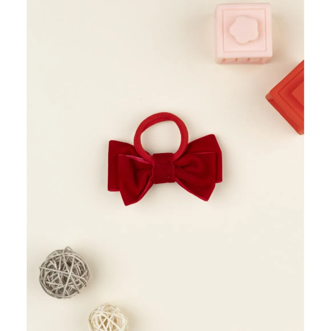 Coletero niña rojo con lazo