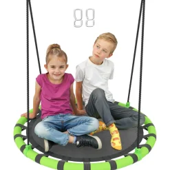 Columpio exterior para niños Negro