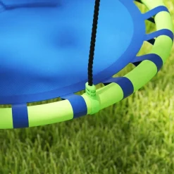 Columpio exterior para niños Azul