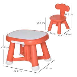 Conjunto de mesa + 2 sillas Kohala Baby
