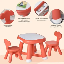 Conjunto de mesa + 2 sillas Kohala Baby