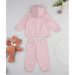 Conjunto jogging niña rosa "happy forever"