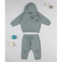 Conjunto jogging niño verde con koala
