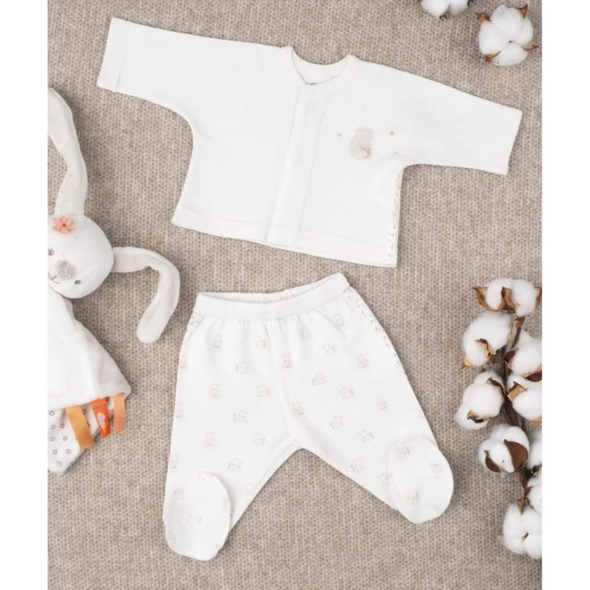 Conjunto Unisex Extra Pequeño "Ositos"