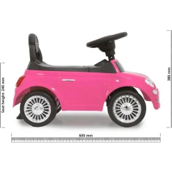 Correpasillos Fiat 500 Rosa