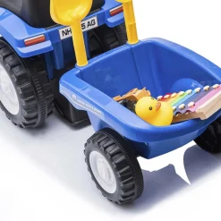 Correpasillos Tractor New Holland Azul