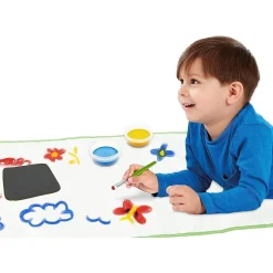 Crayola - Alfombra reutilizable para pintar con témperas lavables ㅤ