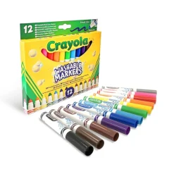 Crayola - Pack 12 Rotuladores Lavables