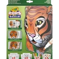 Crayola - Set de colorear y construir 3D tema selva