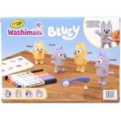 Crayola - Washimals: Bluey - 4 figuras para pintar y lavar