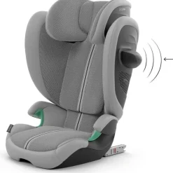Cybex - Silla auto Solution G2 i-Fix Plus (100-150 cm) Stone Grey