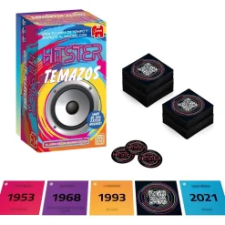 Diset - Juego de cartas - Hitster Temazos para 2 jugadores ㅤ