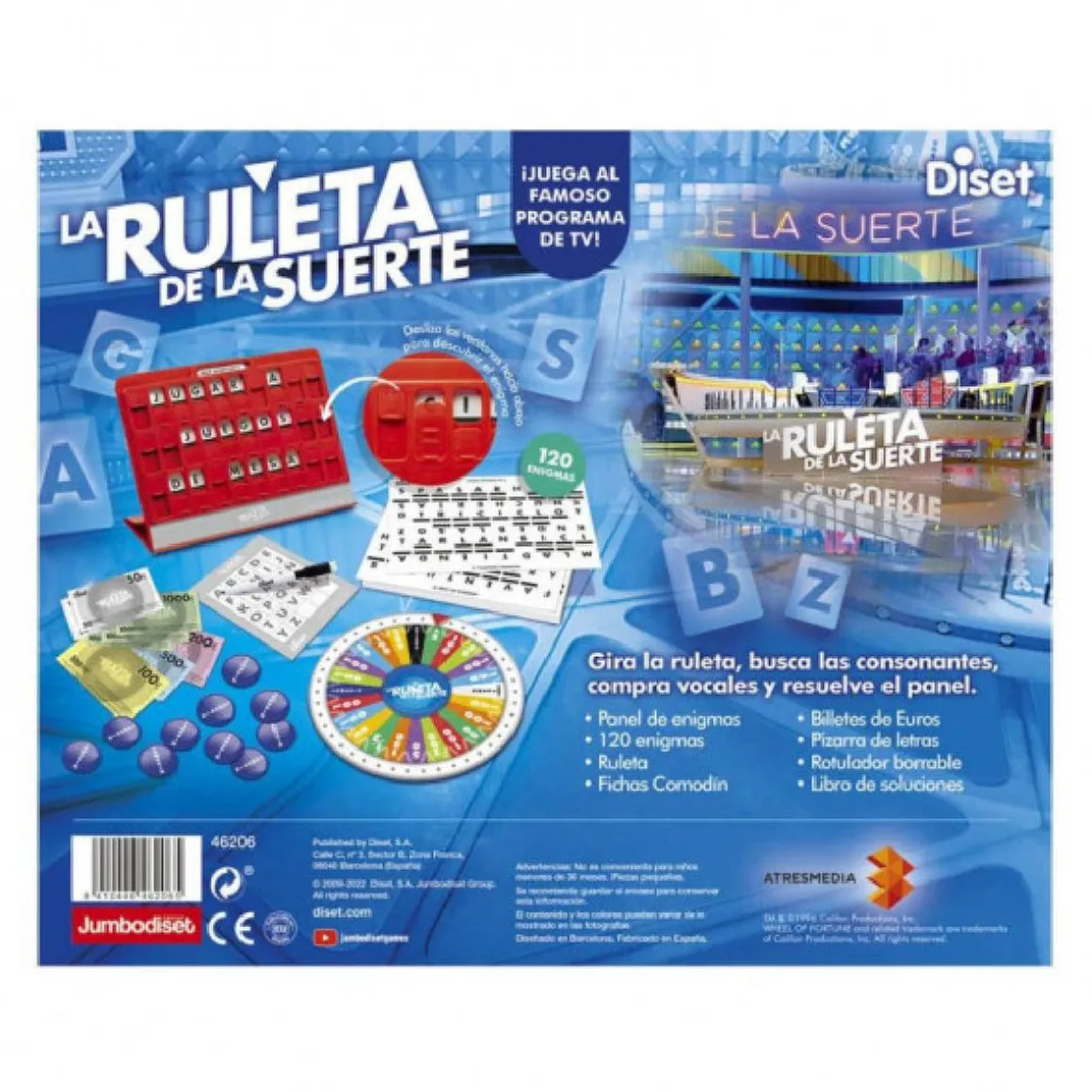 Diset - La ruleta de la suerte - Juego de mesa