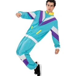 Disfraz chándal de los Años 80 para adulto XXL