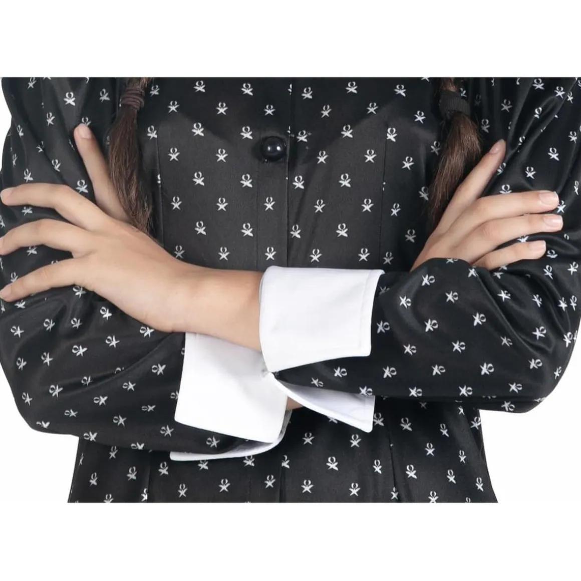 Disfraz Ciao color negro y blanco, 140cm ㅤ