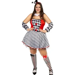 Disfraz de Arlequín para mujer XXL