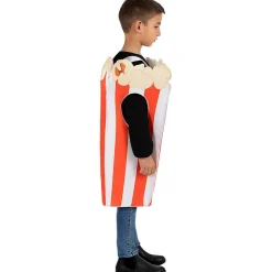 Disfraz de bolsa de palomitas para niños 3-6 años