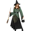 Disfraz de bruja deluxe mujer M