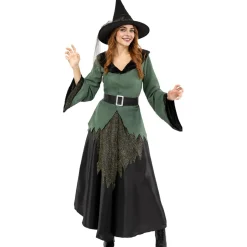 Disfraz de bruja deluxe mujer M