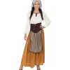 Disfraz de campesina medieval para mujer XL