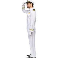Disfraz de capitán de la marina para hombre XL