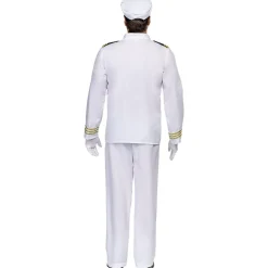 Disfraz de capitán de la marina para hombre XL