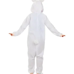 Disfraz de conejo onesie para niños 10-12 años