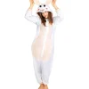 Disfraz de conejo onesie para adulto L-XL