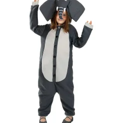 Disfraz de elefante onesie para niños 5-6 años