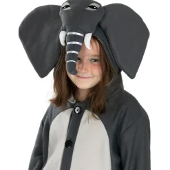 Disfraz de elefante onesie para niños 10-12 años