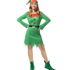 Disfraz de elfa duende mujer S