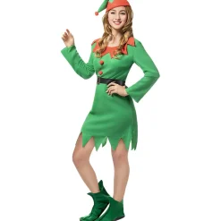 Disfraz de elfa duende mujer S
