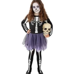 Disfraz de esqueleto niña 3-4 años