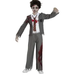 Disfraz de estudiante zombie niño 10-12 años