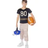 Disfraz de fútbol americano musculoso para niño 5-6 años