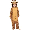 Disfraz de jirafa onesie para niños 7-9 años