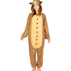 Disfraz de jirafa onesie para adulto S-M