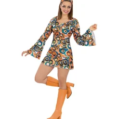 Disfraz de los Años 70 casual para mujer M-L