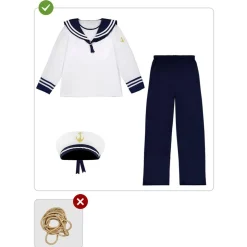 Disfraz de marinero para hombre L