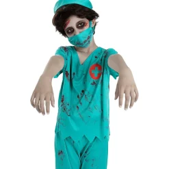 Disfraz de médico zombie niño 7-9 años