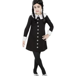 Disfraz de Miércoles Addams niña 3-4 años