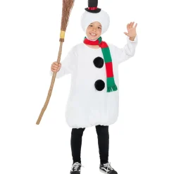 Disfraz de muñeco de nieve niño 7-9 años