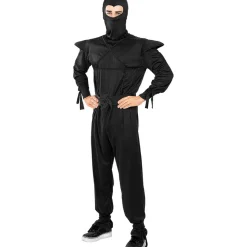 Disfraz de Ninja negro para adulto L-XL