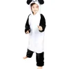 Disfraz de oso panda onesie para niños 10-12 años